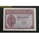1937- 12 OCTUBRE - SERIE A - 1 PESETA - BURGOS 