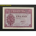 1937- 12 OCTUBRE - SERIE A - 1 PESETA - BURGOS 