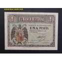 1938- 28 FEBRERO -SERIE F - 1 PESETA - BURGOS