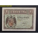 1938- 30 ABRIL -SERIE A - 1 PESETA- BURGOS-BILLETE 