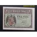 1938- 30 ABRIL -SERIE D - 1 PESETA- BURGOS-BILLETE 