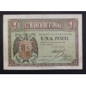 1938- 30 ABRIL -SERIE L- 1 PESETA- BURGOS-BILLETE 