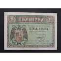 1938- 30 ABRIL -SERIE L- 1 PESETA- BURGOS-BILLETE 