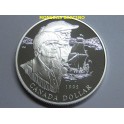 1995 - CANADA -  DOLLAR - PROOF - COMPAGNIE DE  LA BAIE D&acute;HUDSON -PLATA