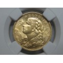 1911 - SUIZA - 20 FRANCS - MS 64 - HELVETIA