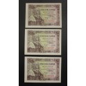 1945- ISABEL-SERIE I- 1 PESETA- MADRID-3 BILLETE