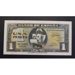 1940- SANTA MARIA - SERIE G - 1 PESETA - MADRID