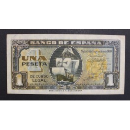 1940- SANTA MARIA - SERIE E - 1 PESETA - MADRID