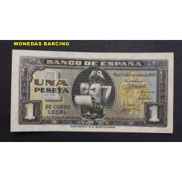 1940- SANTA MARIA - SERIE D - 1 PESETA - MADRID
