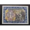 1940- HERNAN CORTES - SERIE D- 1 PESETA-MADRID