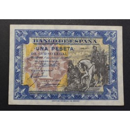 1940- HERNAN CORTES - SERIE D- 1 PESETA-MADRID
