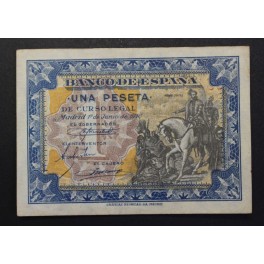 1940- HERNAN CORTES - SERIE C- 1 PESETA-MADRID