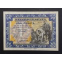 1940- HERNAN CORTES - SERIE B- 1 PESETA-MADRID