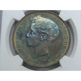 1899 - SGV - MS 61 - ALFONSO XIII - 5 PESETAS