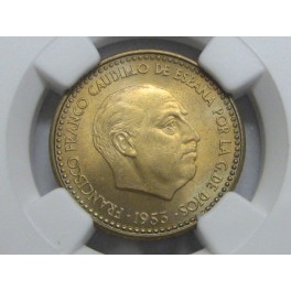 1953 * 54 - MS66 - 1 PESETA - ESTADO ESPA&Ntilde;OL