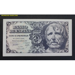 1947- SENECA - SERIE E - 5 PESETAS - MADRID