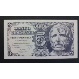 1947- SENECA - SERIE E - 5 PESETAS - MADRID
