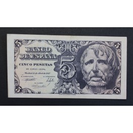 1947- SENECA - SERIE A - 5 PESETAS - MADRID