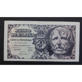 1947- SENECA - SERIE A - 5 PESETAS - MADRID