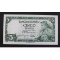 1954- ALFONSO X -  SERIE A -5 PESETAS -MADRID