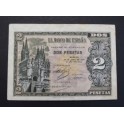 1938- 30 ABRIL -SERIE M - 2 PESETAS - BURGOS