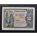 1938- 30 ABRIL - SERIE E - 2 PESETAS - BURGOS