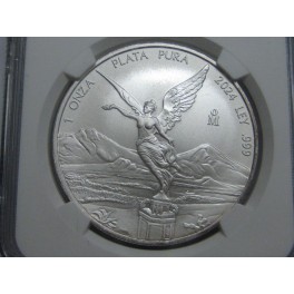 2024 - MS 70 - ONZA - SILVER LIBERTAD - MEXICO