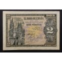 1938- 30 ABRIL - SERIE F - 2 PESETAS - BURGOS