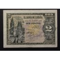 1938- 30 ABRIL - SERIE L - 2 PESETAS - BURGOS