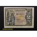 1938- 30 ABRIL - SERIE M - 2 PESETAS - BURGOS