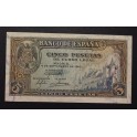 1940- ALCAZAR SEGOVIA -SERIE A-5 PESETAS-MADRID