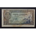 1940- ALCAZAR SEGOVIA -SERIE K-5 PESETAS-MADRID