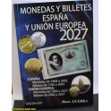 2027- MONEDAS -BILLETES- ESPAÑA -EUROPA- LIBRO