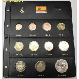 2026-11 MONEDAS- EUROS- ESPA&Ntilde;A- HOJA PARDO