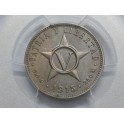1915 - CINCO CENTAVOS  - MS62 - CUBA