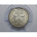 1915 - DIEZ CENTAVOS  - MS62 - CUBA