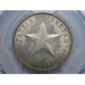 1915 - CUARENTA CENTAVOS  - MS61 - CUBA
