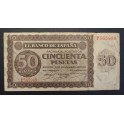 1936- BURGOS - SERIE P - 50 PESETAS - ESPA&Ntilde;A