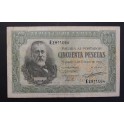 1940- PELAYO - SERIE E - 50 PESETAS - MADRID 