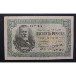1940- PELAYO - SERIE E - 50 PESETAS - MADRID 