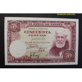 1951- RUSI&Ntilde;OL - SERIE A - 50 PESETAS - MADRID