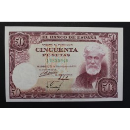 1951- RUSI&Ntilde;OL - SERIE A - 50 PESETAS - MADRID
