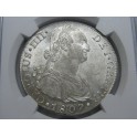 1807- LIMA - PERU - MS62 - 8 RELAES - CARLOS IV-