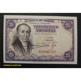 1946- ESTRADA -SERIE G -25 PESETAS- BANCO ESPA&Ntilde;A 