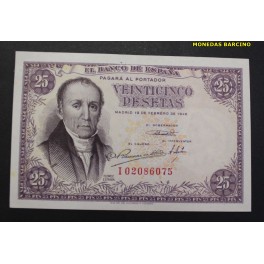 1946- ESTRADA -SERIE I -25 PESETAS- BANCO ESPA&Ntilde;A 