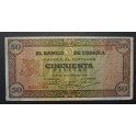 1938- BURGOS -SERIE B- 50 PESETAS - BILLETE