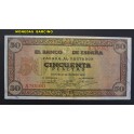 1938- BURGOS -SERIE A - 50 PESETAS - BILLETE