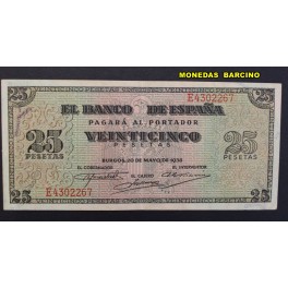 1938- BURGOS -SERIE E-25 PESETA-GIRALDA SEVILLA
