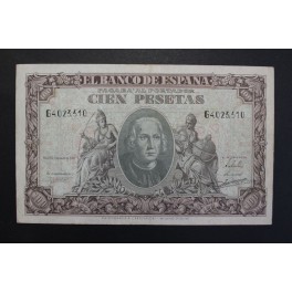 1940- COLON - SERIE G- 100 PESETAS - MADRID