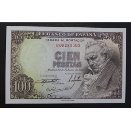 1946- GOYA -SERIE B -100 PESETAS- BANCO ESPA&Ntilde;A  